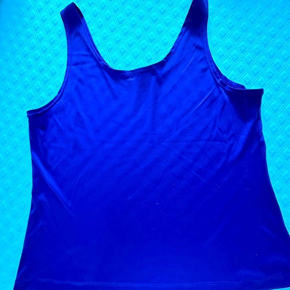 Chico’s electric blue cotton Tank Top